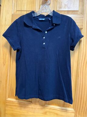 VTG Izod Navy Short-Women’s Sleeve Polo size  but runs small
